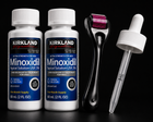 Combo 3 - 2 Minoxidil + Dermaroller + Gotero Original (Más Vendido)